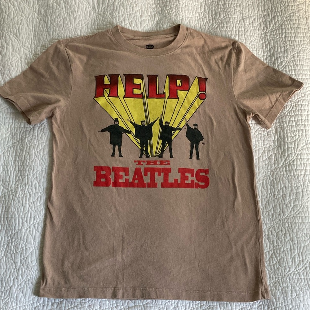 The Beatles Tan Graphic Tee
